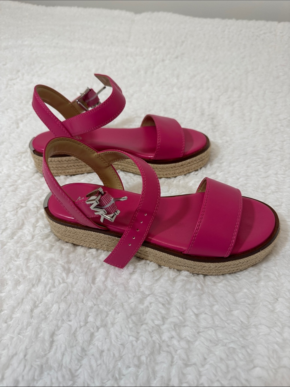 Michael Kors Hot Pink Espadrille Sandals